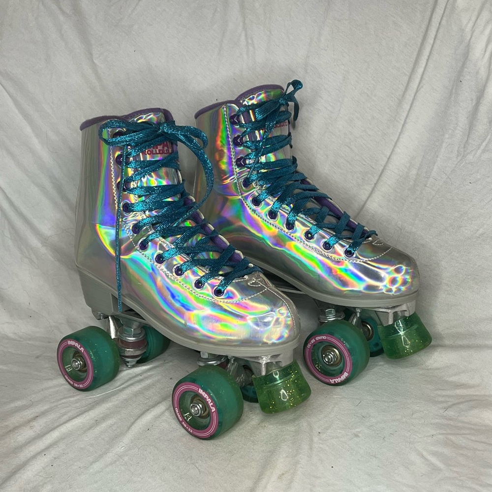 Impala Holographic Quad Roller Skates!!! Hard to find!!!